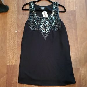 Sequin black dress